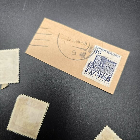 Vintage Deutsche German Bundespost Stamps Lot Assorted Denominations LI3058 - Picture 8 of 9
